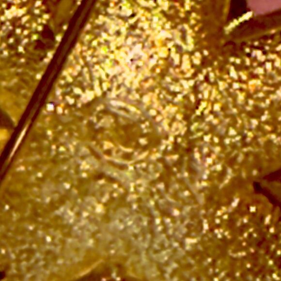 Vintage Swarovski gold crystal starfish pin 2” - Picture 3 of 9